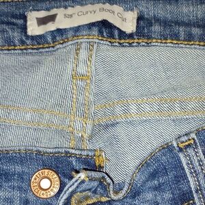 Levi 529 curvy boot size 14M